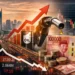 Was die neue Wachstumsprognose wirklich bedeutet 2 Wirtschaft Indonesien 2026: Jakarta Skyline, steigende Ölpreise, Rupiah und fallende Börsenkurse als Symbol für wirtschaftliche Entwicklung