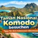 Taman Nasional Komodo besuchen – Panorama mit Padar Island, Komodowaran und türkisfarbenem Meer als Reiseziel in Indonesien